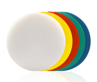 黄色 圆形塑粘板 3cm 足尺