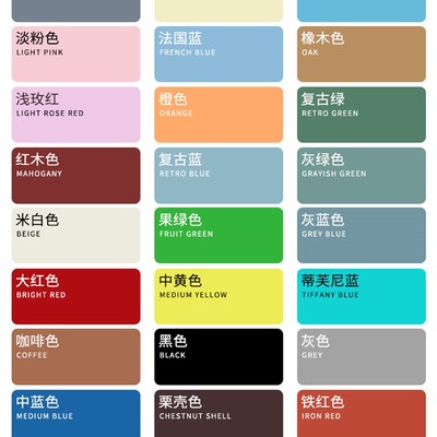 绿色水性漆复古绿油漆家具翻新木器漆自刷木头的水木W漆灰绿木门