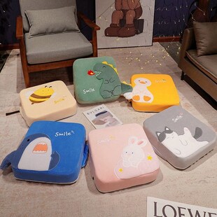 坐垫加厚增高不塌陷海绵办公室椅垫儿童椅子屁垫S卡通榻榻米可拆