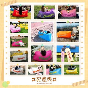 户外便携充气沙发l可躺可睡阳台人类狗窝露营帐篷充气床垫音乐节