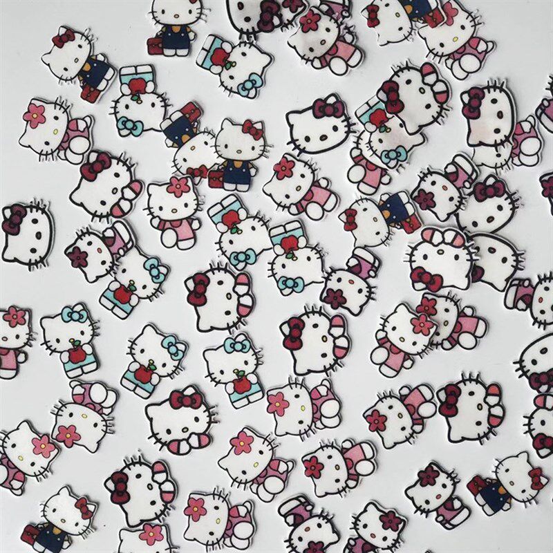 糯米纸威化纸波板糖星空棒棒糖水晶糖果夹层装P饰用纸卡通KT猫图