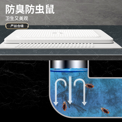 蹲便器盖板通用蹲厕m踏板便池盖子卫生间家用防臭器厕所蹲坑盖挡
