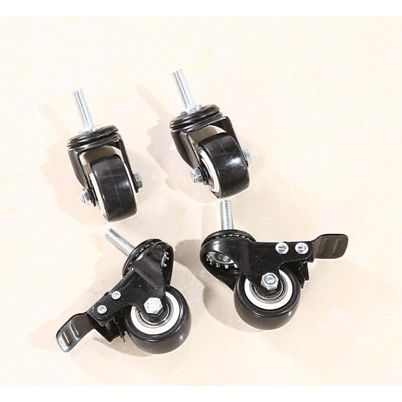 运达货架-不锈钢置物架配套轮子38mm管专用万向轮子