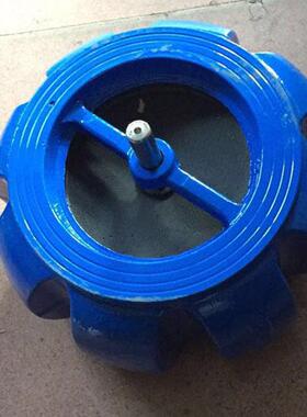 H71XT-对夹式消音止回阀南瓜型瓣防水锤泵房管道单向逆止流开 关