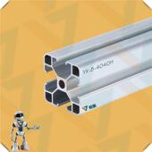 防护栏铝型材4040隔断铝型材4040H工业铝型材广告框架型材