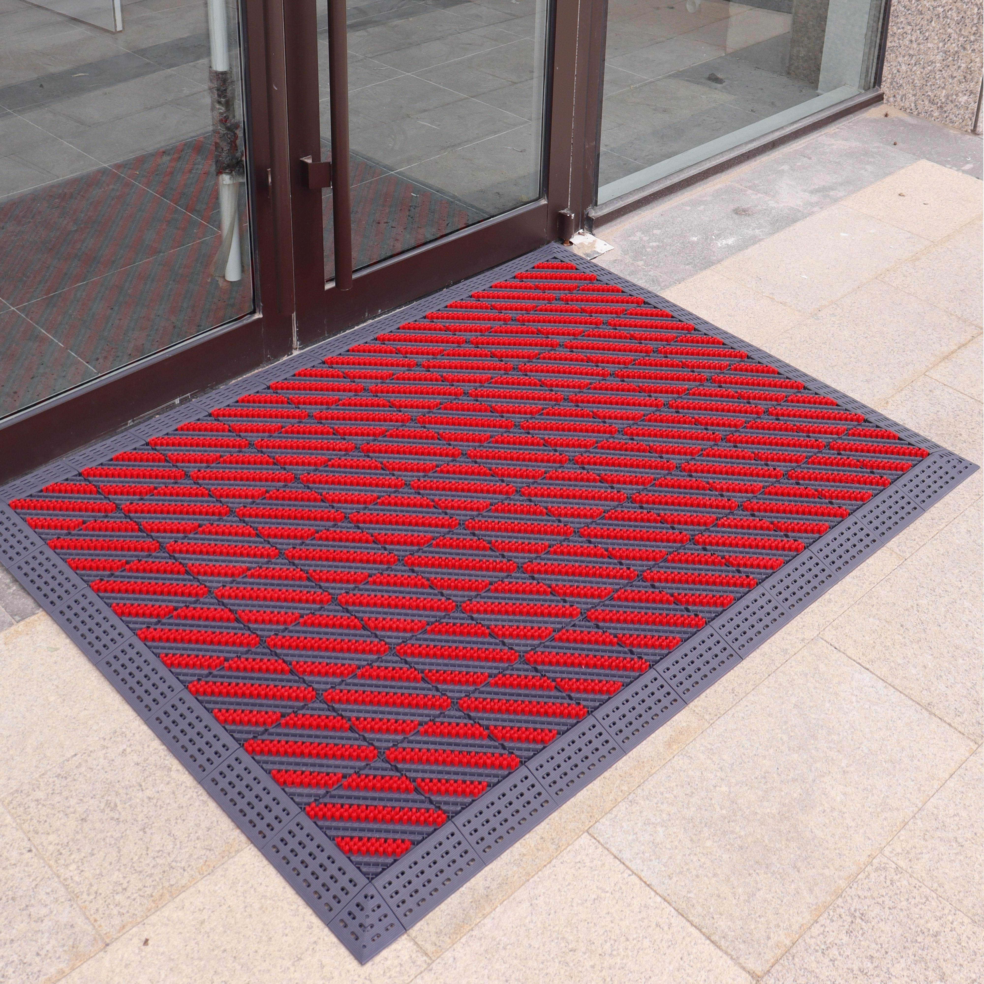 防水刮泥地毯除尘地垫大门口防滑蹭土门垫家用入户进门前拼接脚垫,居家布艺,家用脚垫,淘宝优惠券,粉丝福利购,淘宝优惠卷