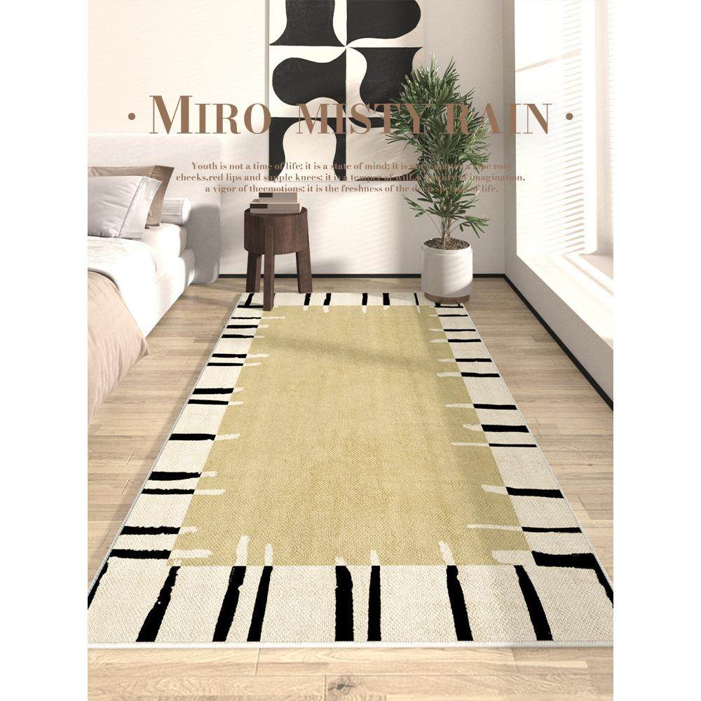 法式风长条床边地毯复古卧室房间床前隔凉防滑地垫睡觉打地铺秋冬,居家布艺,床边毯,淘宝优惠券,粉丝福利购,淘宝优惠卷