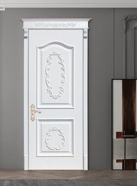 博依凡木门法式卧室门房间门实木门室内门套装门卫生间玻璃门定制