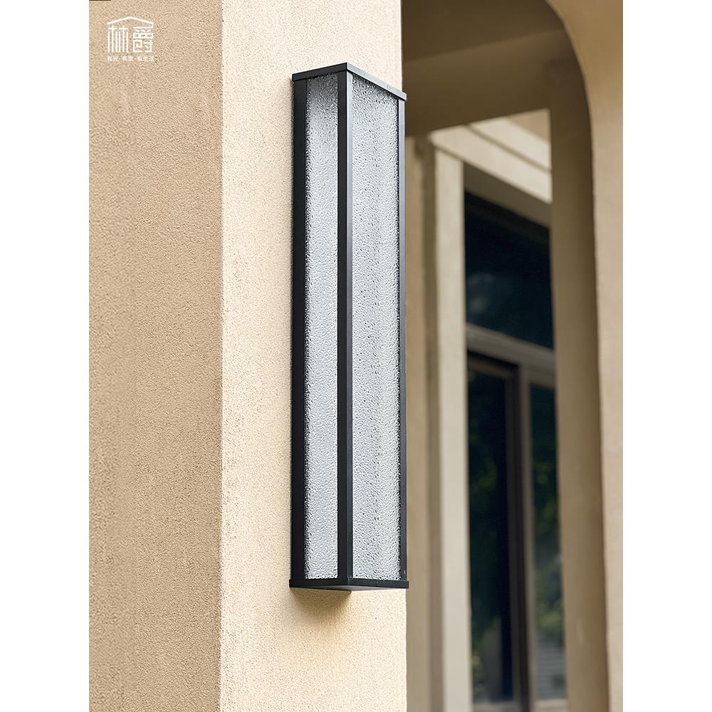 太阳能户外壁灯防水别墅大门两侧柱子灯室外花园露台墙灯接电款