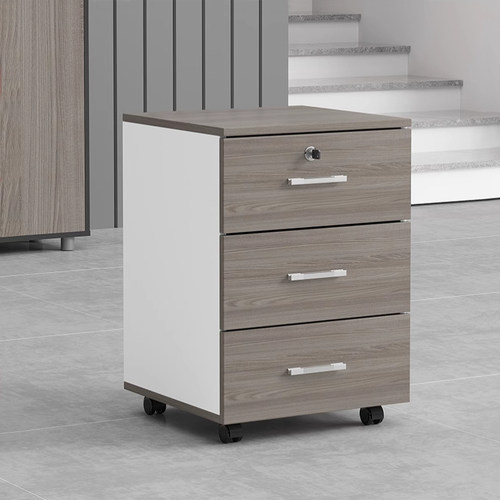 办公室木质文件柜带锁活动柜