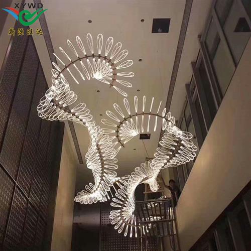 非标酒吧ktv会所吧台吊灯七彩跑马变色龙骨灯清吧氛围沙盘装饰灯