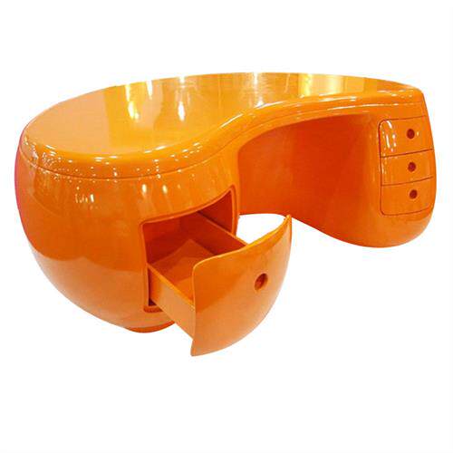 玻璃钢烤漆前台公司售楼部咨询服务台酒店大堂现代创意异形迎宾台