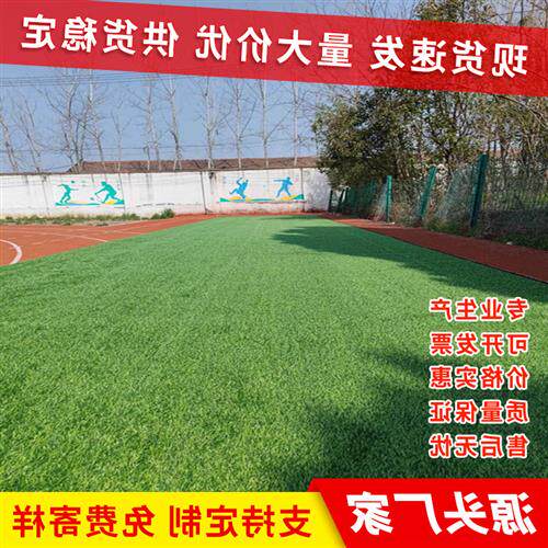 人造仿真草坪垫户外幼儿园足球场人工塑料假草皮围档楼顶隔热地毯