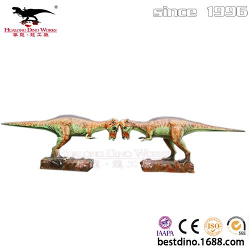 仿真恐龙模型仿真肿头龙碰碰龙场景布置摆件游乐园展览展出模具.