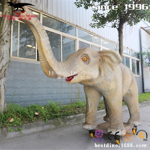 仿真小象外贸仿真动物园模型工艺品摆件装饰品自贡仿真动物工厂