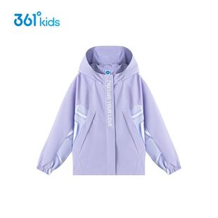 女童梭织加厚外套2024年冬新款 361度童装 中大童 商场同款 361°