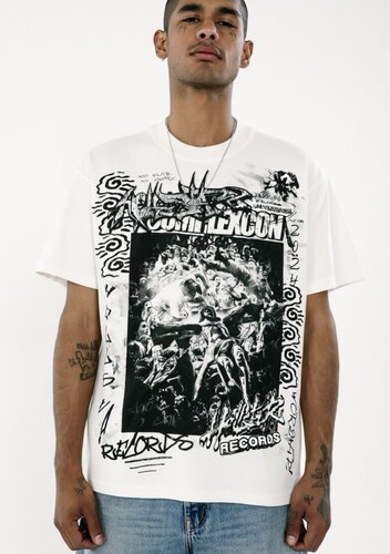 欧美高街hellstar地狱之星复古街头涂鸦摇滚潮流文化周边短袖T恤