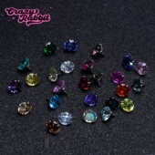 CrazyRabbit 爆闪锆石钛合金耳钉唇钉穿刺个性 DIY螺纹球钻替换头