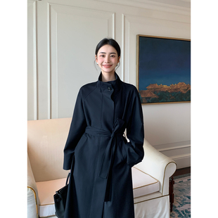 极简风衣外套女中长款 Maven 时髦定义 现货7折 收腰大衣 Lin
