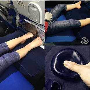 充气脚垫长途旅行飞机脚垫高铁垫脚宝宝睡觉经济舱垫脚凳足踏