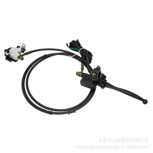 希洛普阿尔郎电动滑板车10寸后手刹车总成油刹油碟碟刹器刹车片
