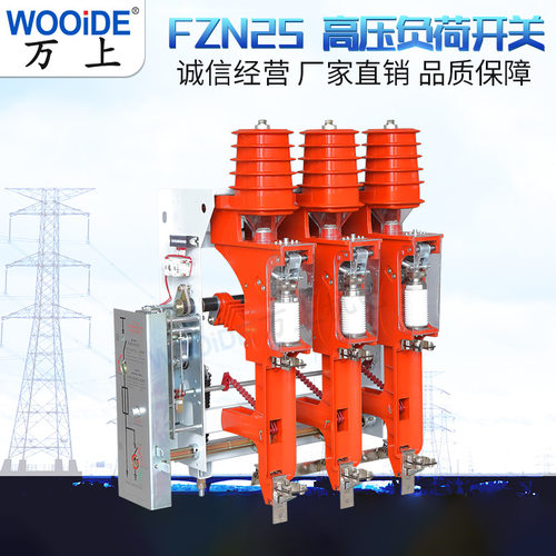 高压开关FZN25户内高压FZRN25-12D/T200-31.5真空负荷开关