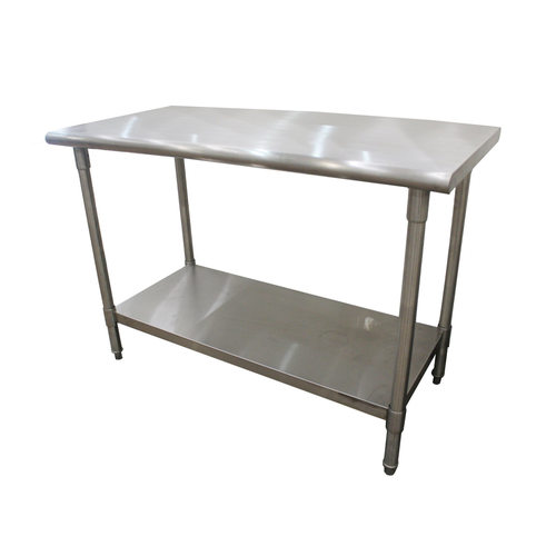 热卖商用不锈钢工作台厨房桌子四腿圆腿Working Table