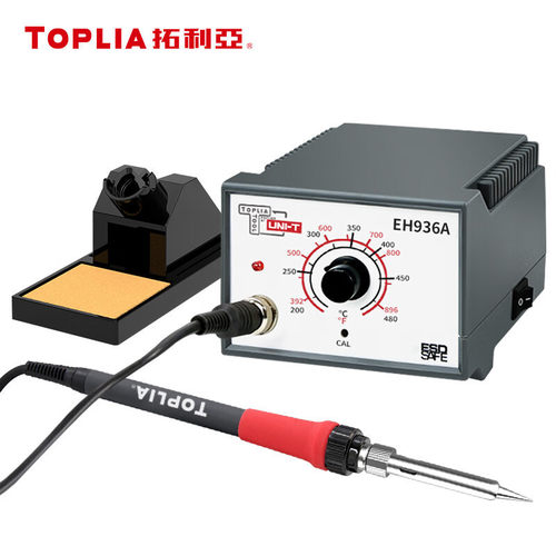 拓利亚(TOPLIA)EH936A经济型温控焊台可调温焊台电烙铁套装60W