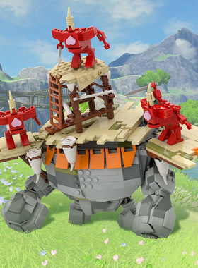 创意游戏系列儿童积木怪兽玩具塞尔达传说王国之泪