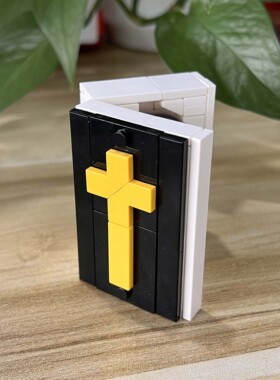 积木玩具MOC肖申克的救赎迷你版中国国产拼装小摆件益智玩具