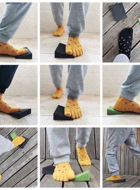 eva三角足楔20度深蹲斜板拉伸小腿足垫斜面足底拉筋板足楔楔形