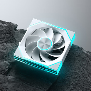 无光风扇12cm 爱国者 ARGB 其兵 正反叶5V温控散热积木风扇 骨伽