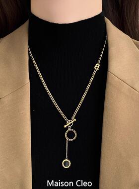 MaisonCleo气质设计感小众毛衣链