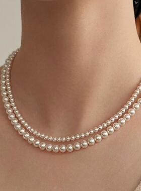 MaisonCleo优雅珍珠锁骨链