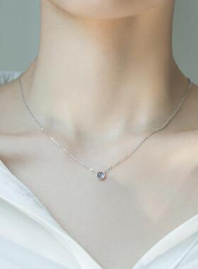 MaisonCleoS925纯银锁骨链女
