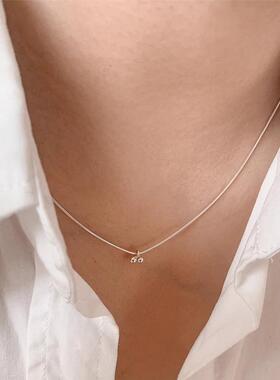 MaisonCleoS925银小樱桃蛇骨链