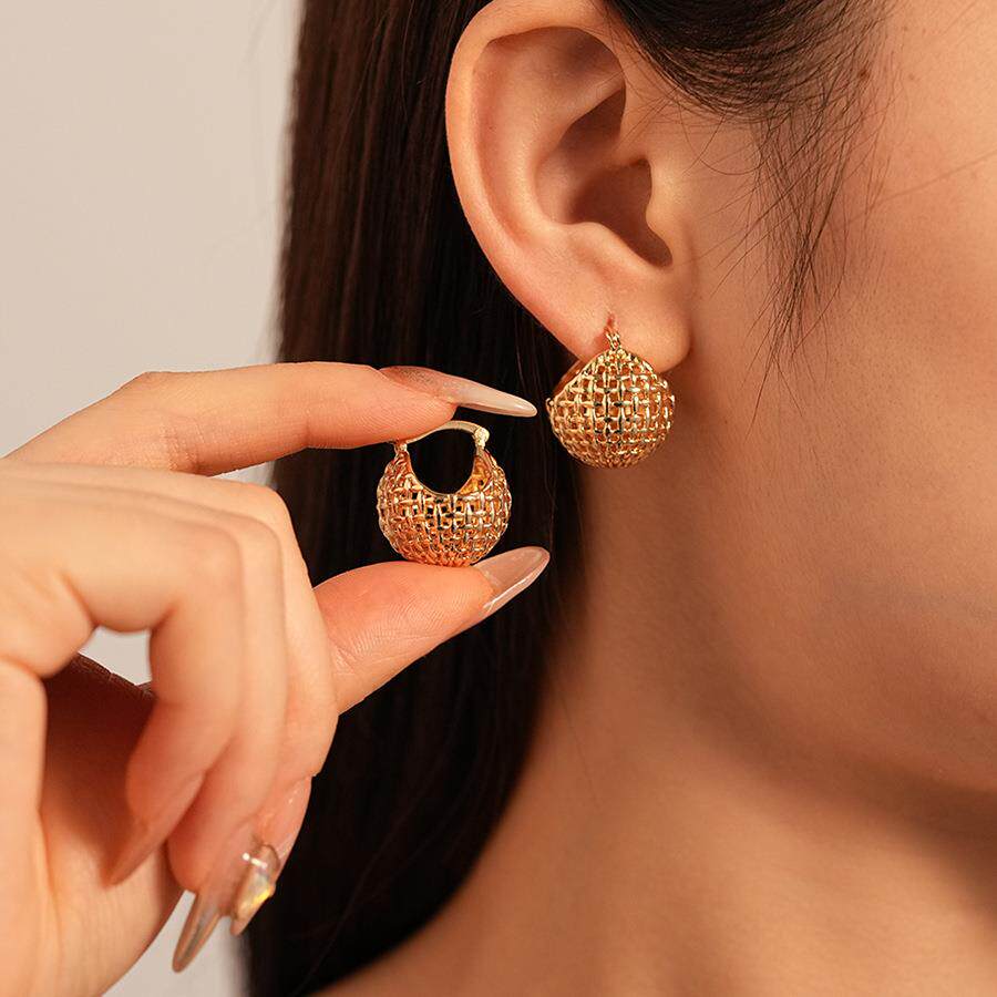 MaisonCleo欧美金属感耳钉