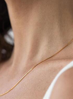 MaisonCleo极细蛇骨多层锁骨链