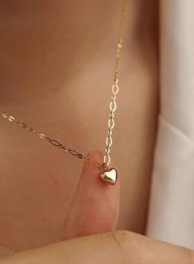 MaisonCleo爱心吊坠锁骨链女
