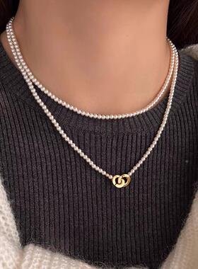 MaisonCleo轻奢小米珠毛衣链