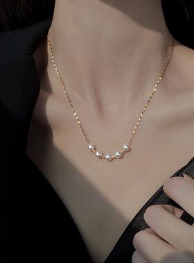 MaisonCleo925银珍珠项链女款