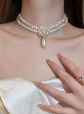 MaisonCleo复古双排轻奢风项链