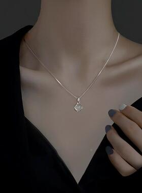 MaisonCleo纯银吊坠锁骨链女