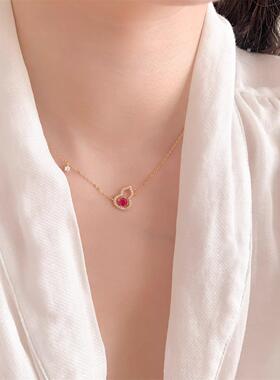 MaisonCleoS925银葫芦锁骨链