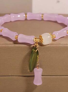 新中式竹节手链节节高升小众女款