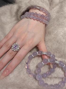 MaisonCleo紫罗兰手链锁骨链