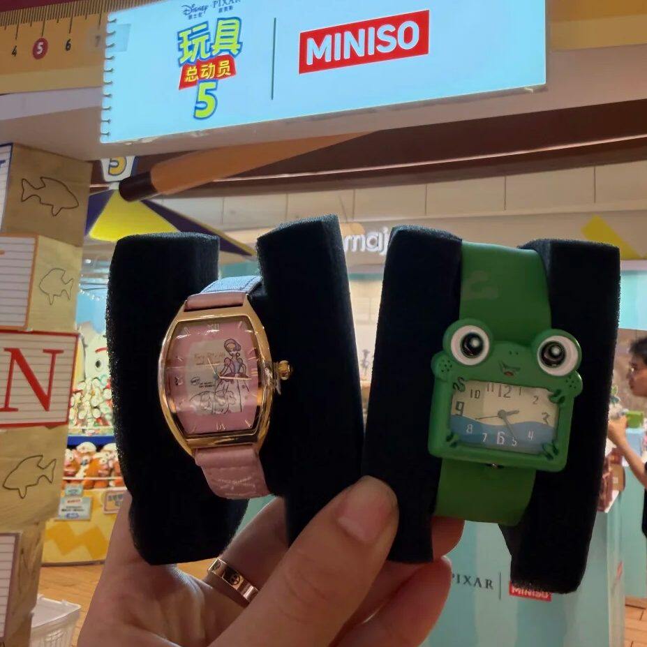 现货miniso名创优品玩具总动员5手表系列潮玩盲盒可爱周边腕表