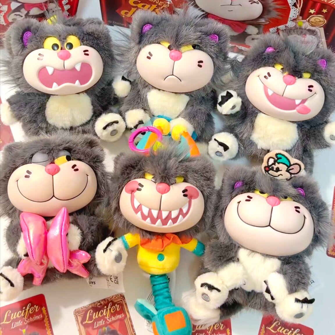 现货正品52TOYS迪士尼路西法的小算盘盲盒毛绒挂件公仔周边手办女