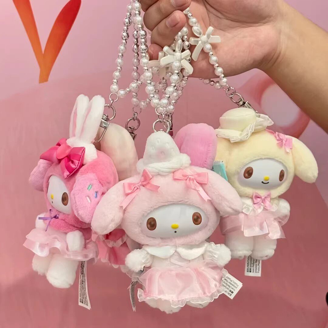 TOPTOY三丽鸥美乐蒂甜梦淑女屋系列盲盒搪胶毛绒公仔挂件礼物