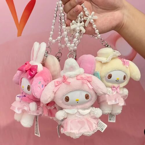 TOPTOY三丽鸥美乐蒂甜梦淑女屋系列盲盒搪胶毛绒公仔挂件礼物